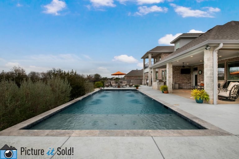 Badger Ranch Custom Pool with Fire Pit Aquanauts Custom Built Pools